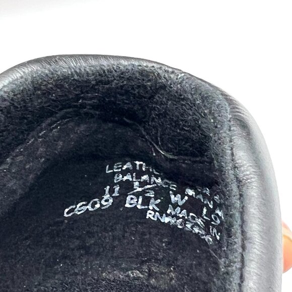 11.5W 11.5 WIDE WIDTH Capezio Womens CG09 Black Leather Oxford Tap Dance‎ Shoes - Picture 12 of 13